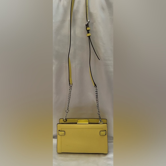 Michael Kors Yellow Crossbody with silver hardware - Picture 3 of 14